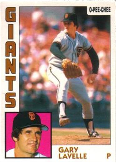 1984 O-Pee-Chee Baseball Cards 145     Gary Lavelle